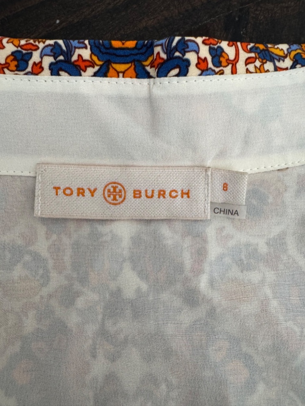New Tory Burch Soiree Pleated Shirtdress 100% Silk Women's Size 8 *6 - Picture 9 of 12